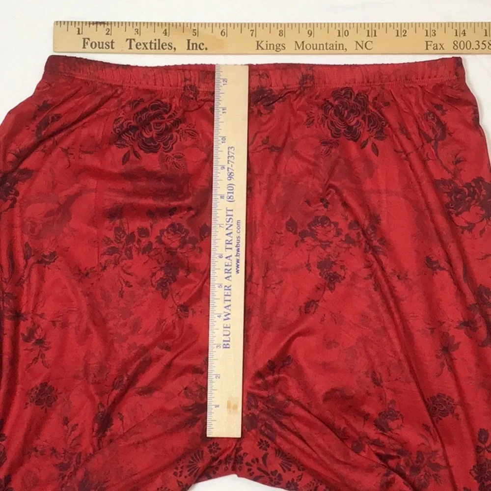 🪭 Starille Red Black Super Soft Long Sleeve Top & Pants Loungewear Set Sz.M/L - Picture 7 of 11